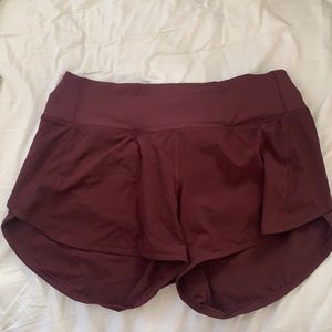Running lululemon shorts